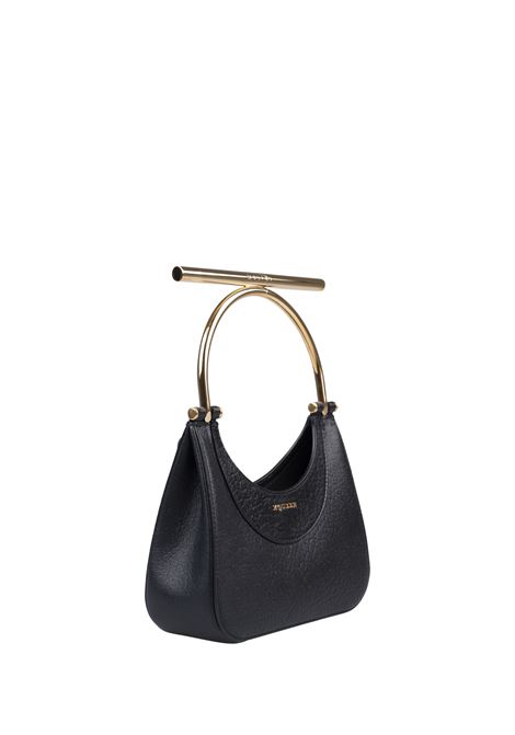 Borsa Mini Cross-Bar in Nero/Oro ALEXANDER MCQUEEN | 803525-1VDBG1000